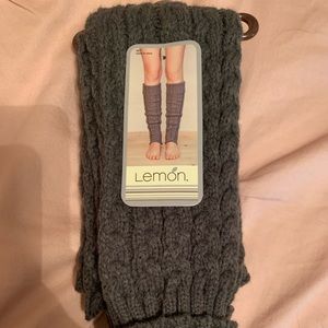 Never been worn... Lemon Leg Warmers :)